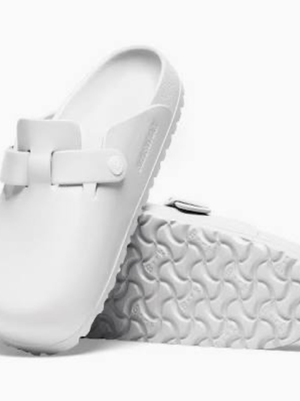 Birkenstock Mens Boston Essentials Eva Clog White EU 43 (10/10.5) - Picture 3 of 3